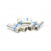 RG6SV5C2V-B 5C皺縮式接頭 藍色鳳梨接頭 皺縮/推入式RG6 5C2V 有線電視 數位天線CATV 衛星BS.CS 防洩雙鋁雙網線專用接頭